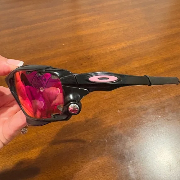 OAKLEY RACING JACKET Vented Sunglasses Black Prizm Sport Cycling Running Lenses - Picture 13 of 14